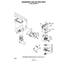 Whirlpool RM278PXK0 magnetron and air flow diagram