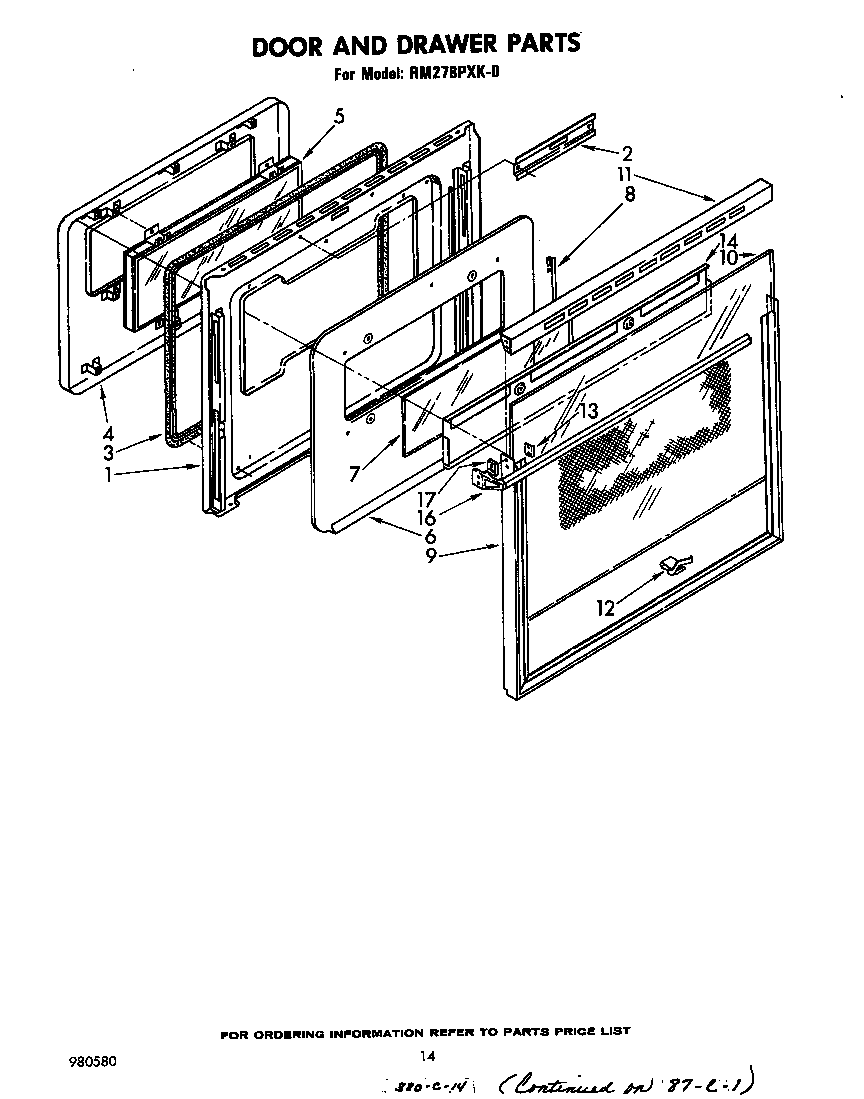Door and drawer