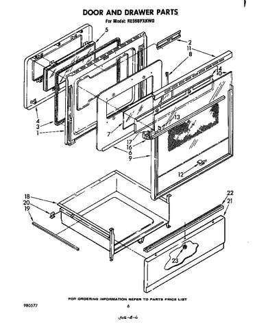 Door and drawer