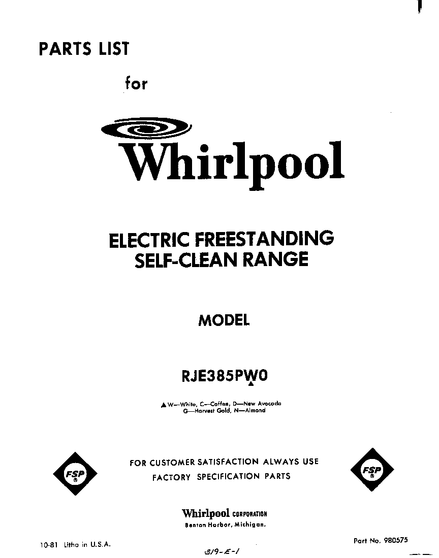 Front cover