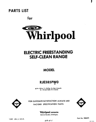 Front cover