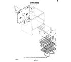 Whirlpool RJE385PW0 oven diagram
