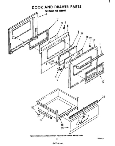 Door and drawer