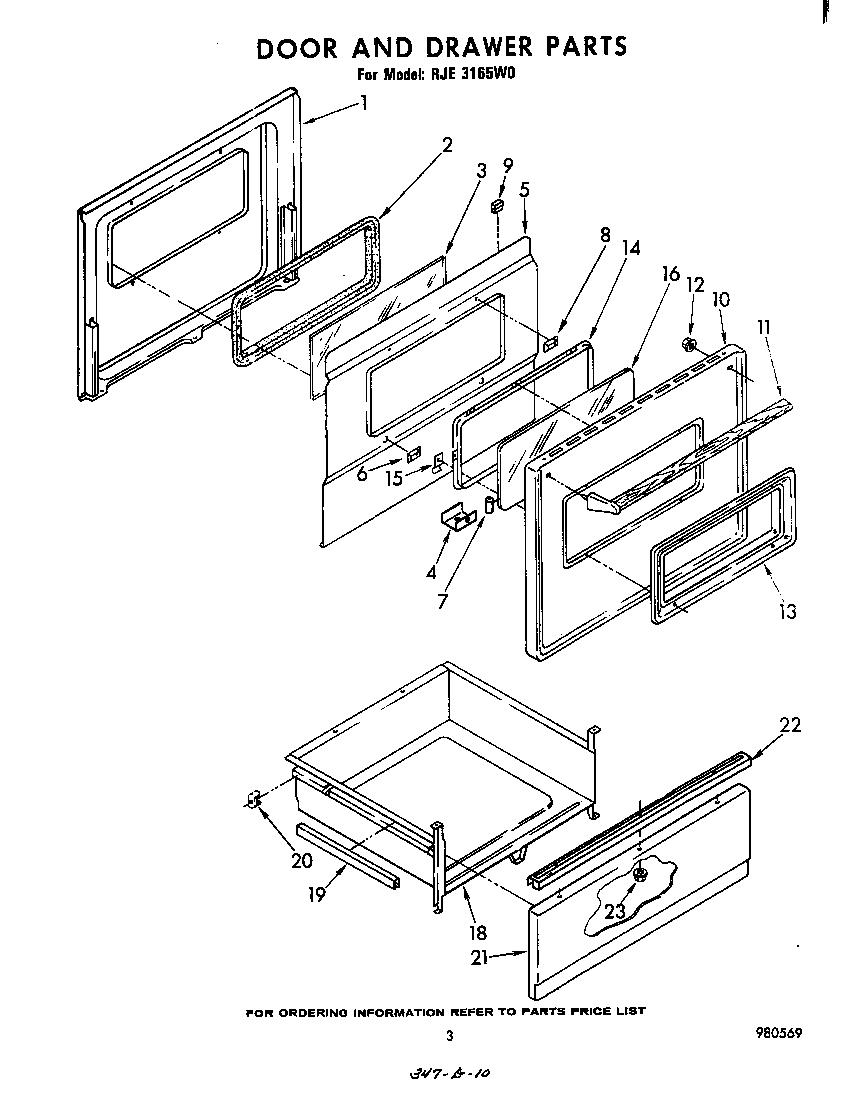 Door and drawer