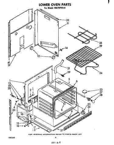 Lower oven