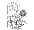 Whirlpool RS630PXK0 oven diagram