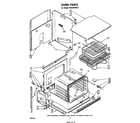 Whirlpool RB220PXK0 oven diagram