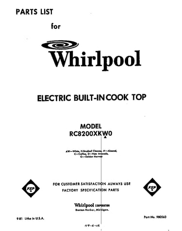 Front cover