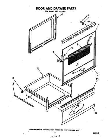 Door and drawer