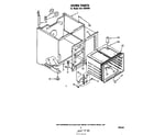 Whirlpool RJE302BW0 oven diagram