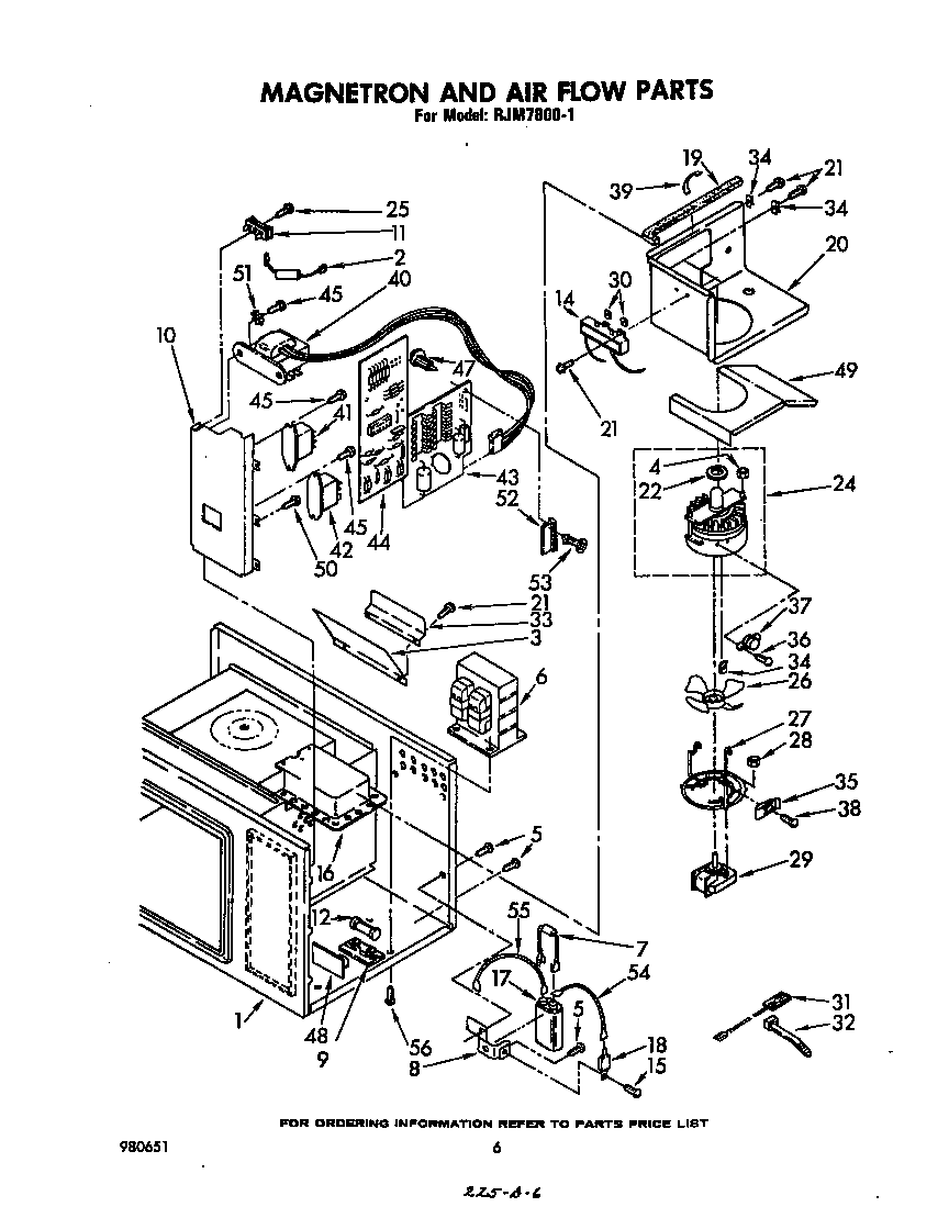 Magnetron and airflow