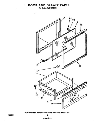 Door and drawer