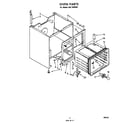 Whirlpool RJE320BW1 oven diagram