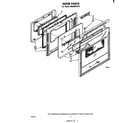 Whirlpool RB260PXK0 door diagram