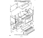 Whirlpool RHM988PW1 upper chassis diagram