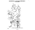 Whirlpool RHM988PW1 magnetron and air flow diagram