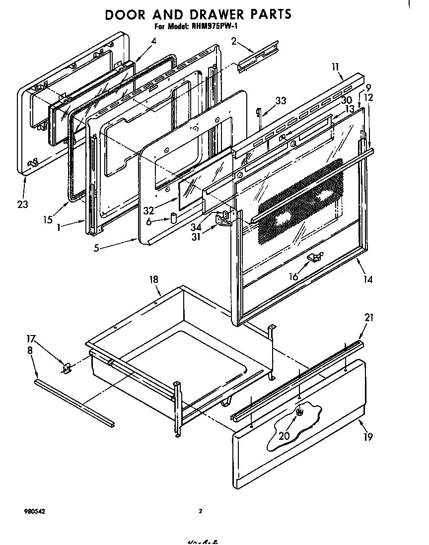 Door and drawer