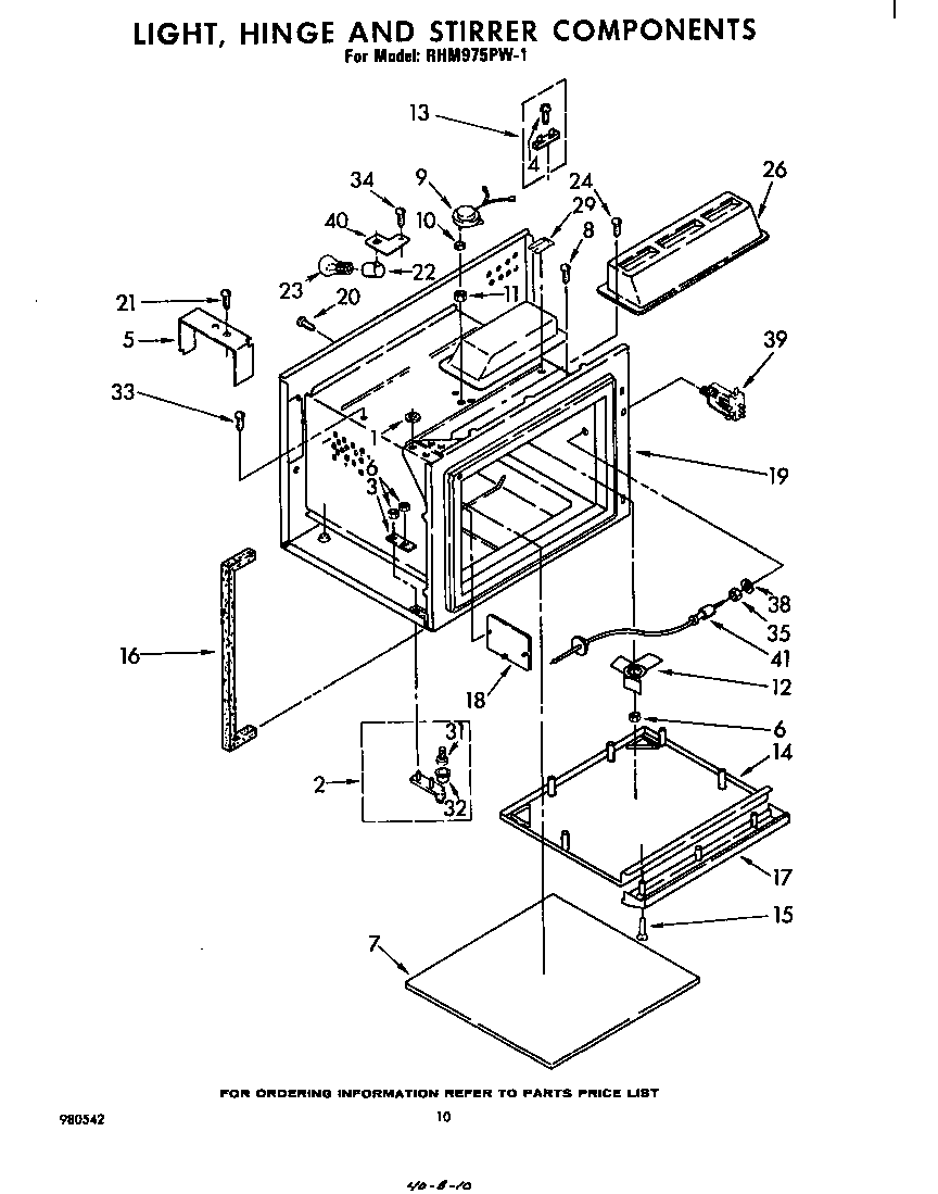 LIGHT, HINGE AND STIRRER