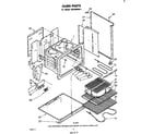 Whirlpool RGE4900W1 oven diagram