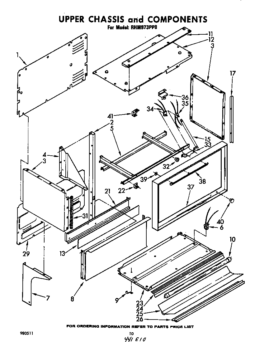 UPPER CHASSIS AND COMPONENTS