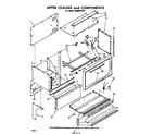 Whirlpool RHM973PP0 upper chassis and components diagram