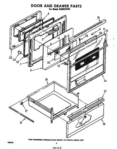 Door and drawer