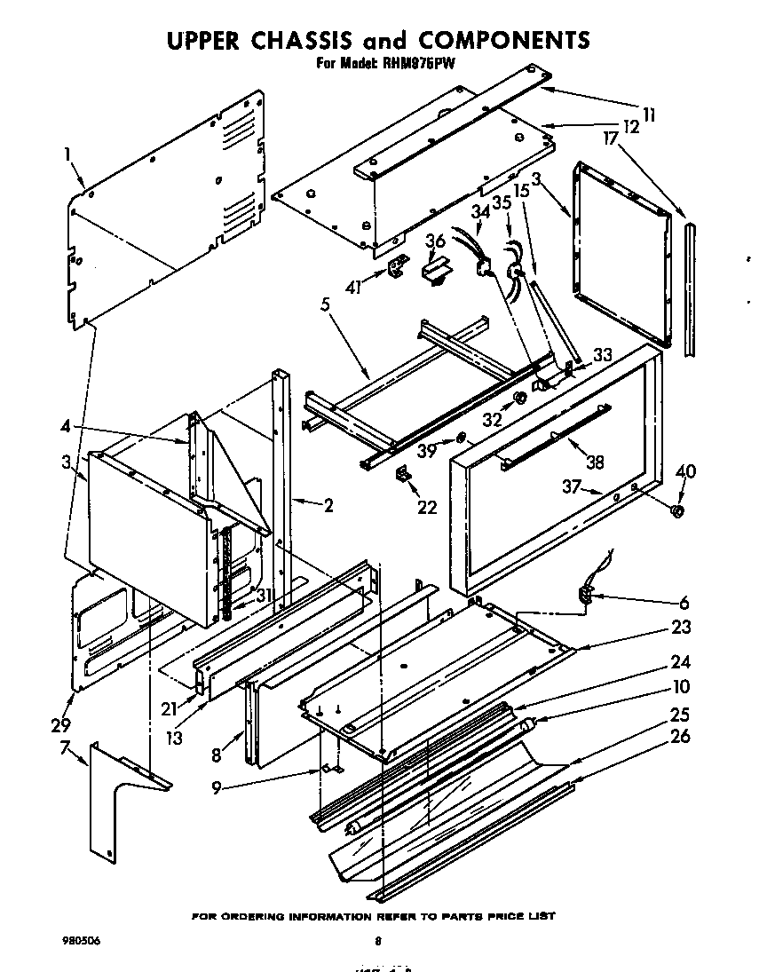 UPPER CHASSIS AND COMPONENTS