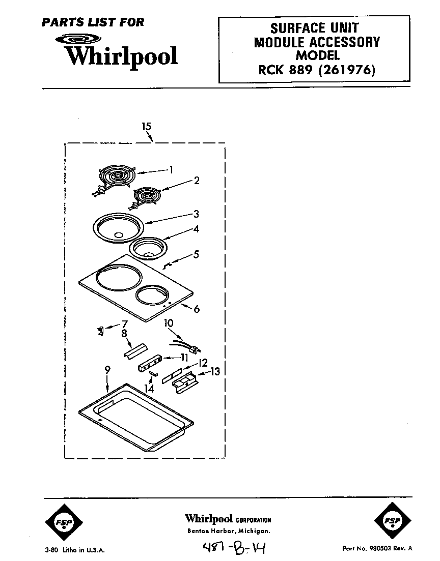 Replacement parts