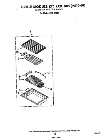 Grille rck 882 (261949)