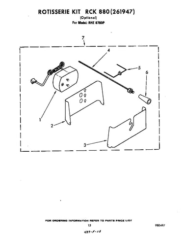 Rotisserie rck 880 (261947)