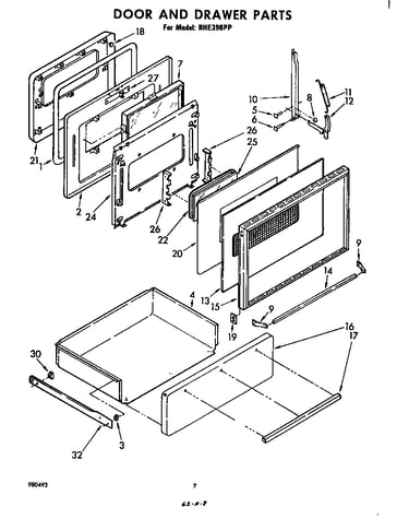 Door and drawer