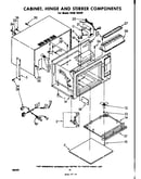 Cabinet, hinge and stirrer