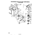 Whirlpool RHM2820P magnetron and air flow diagram