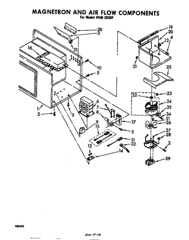 Magnetron and air flow