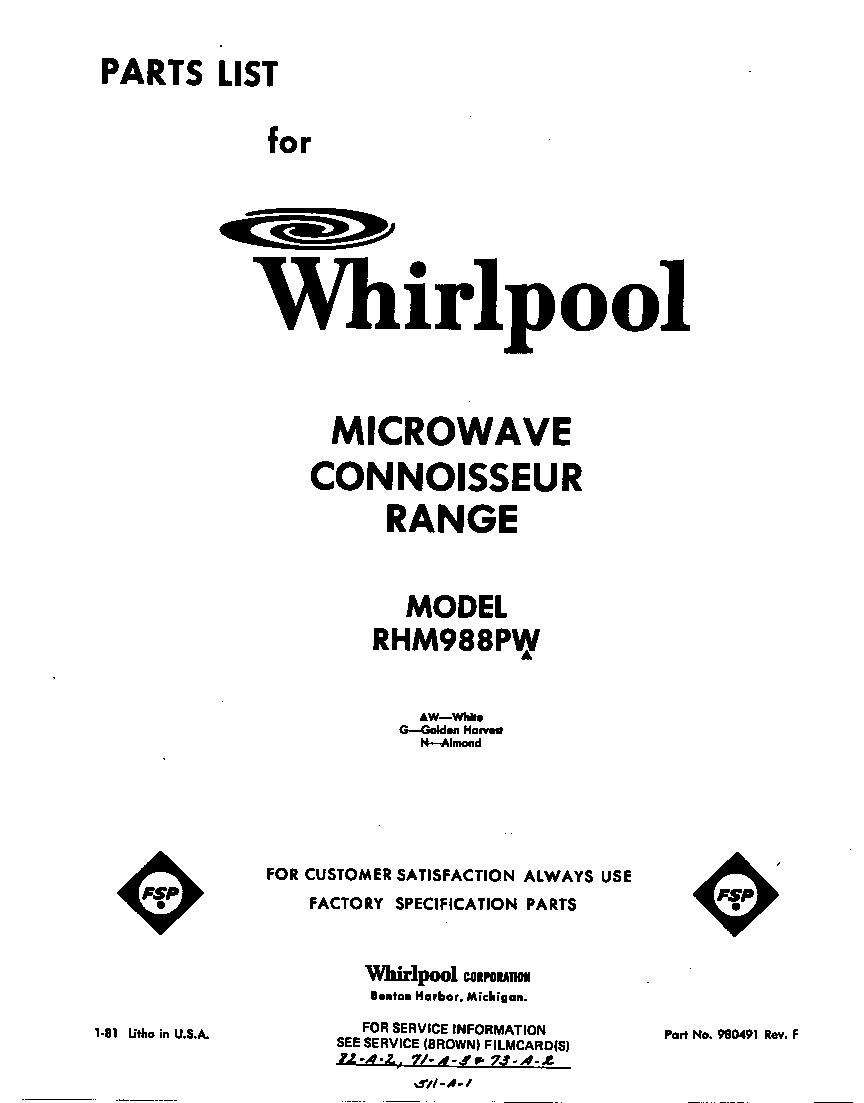 Front cover
