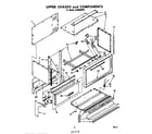 Whirlpool RHM988PW upper chassis and components diagram