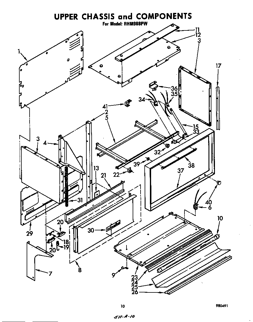 Upper chassis and components