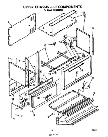 Upper chassis and components