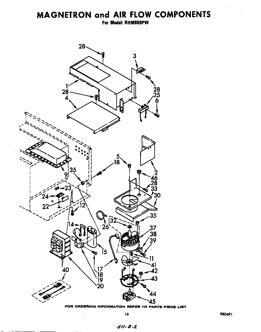 Magnetron and air flow