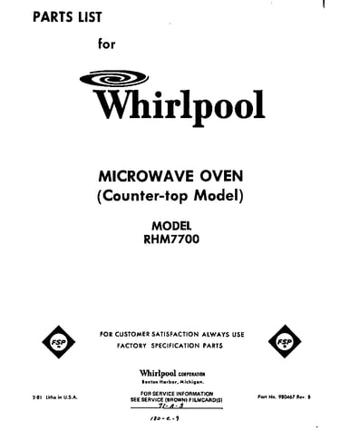 Front cover