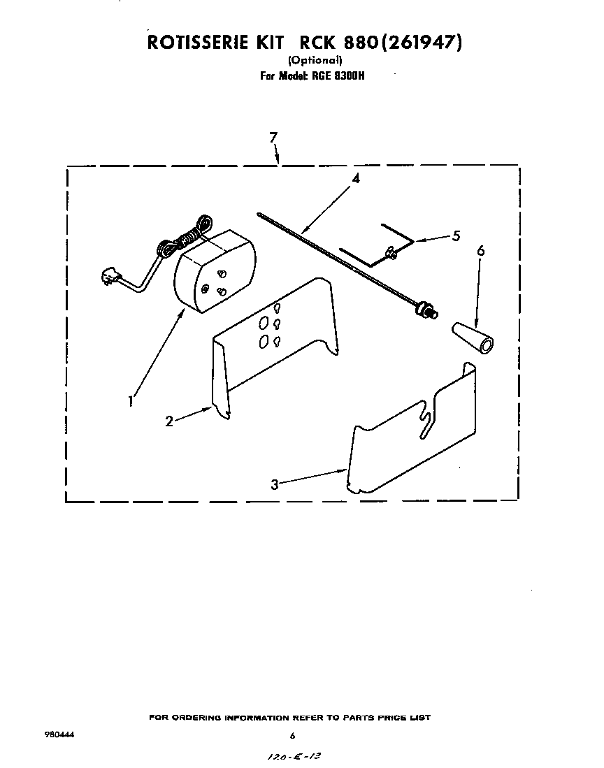 ROTISSERIE RCK880(261947)