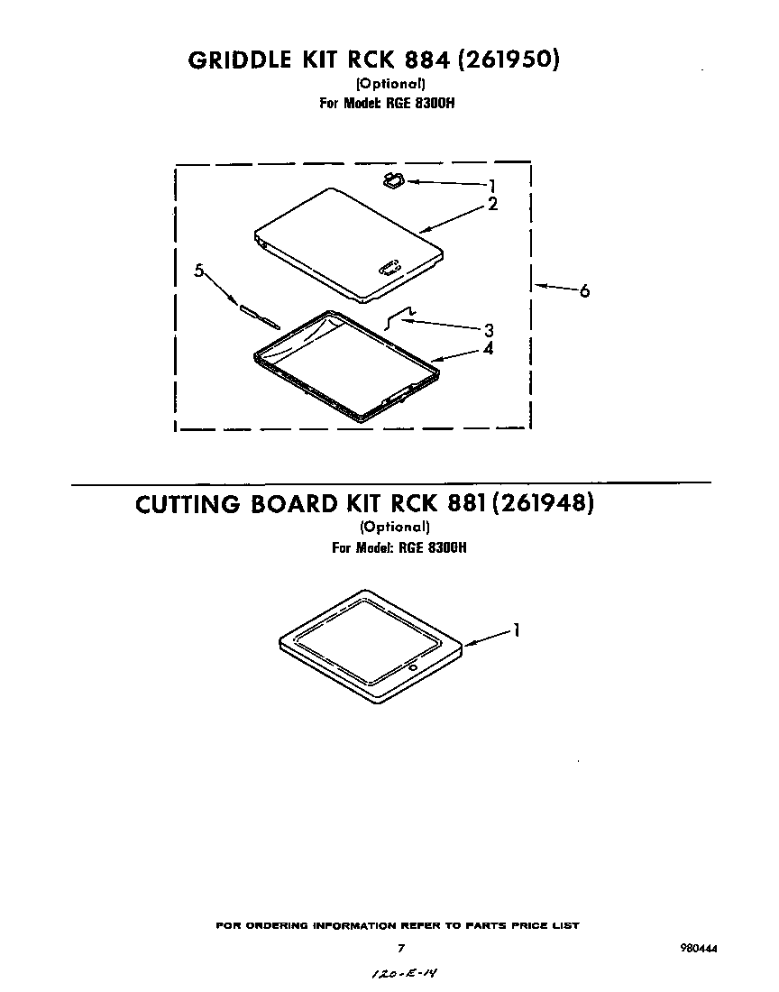 GRIDDLE RCK884(261950)