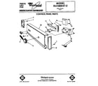 Whirlpool DU1800XT2 control panel diagram