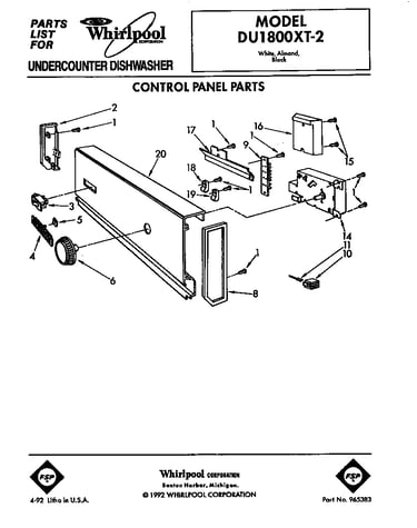 Control panel