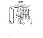 Whirlpool DU1800XT2 tub diagram