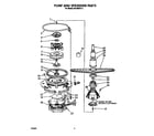 Whirlpool DU1800XT2 pump and sprayarm diagram