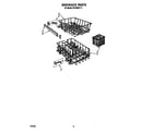 Whirlpool DU1800XT2 dishrack diagram