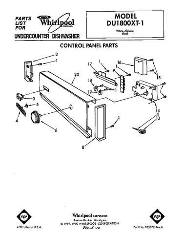 Control panel