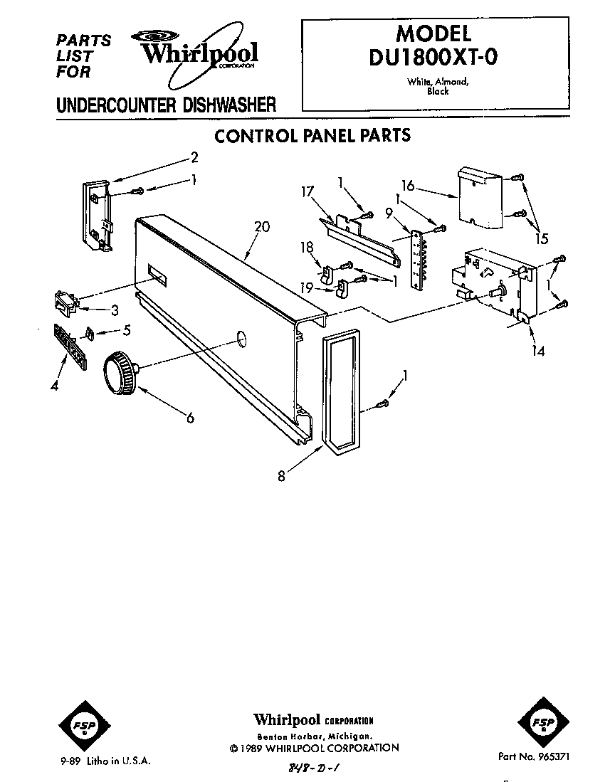 Control panel