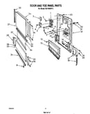 Door and toe panel